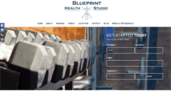 Desktop Screenshot of blueprinthealthstudio.com